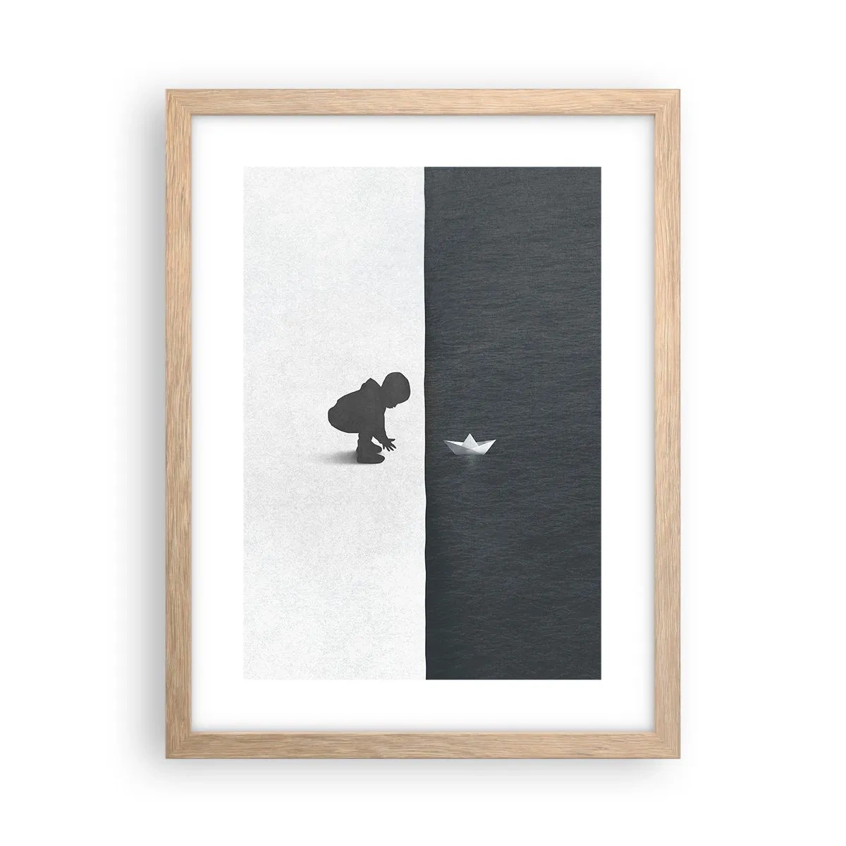 Plakat w ramie jasny dąb - Wielka wyprawa - 30x40 cm