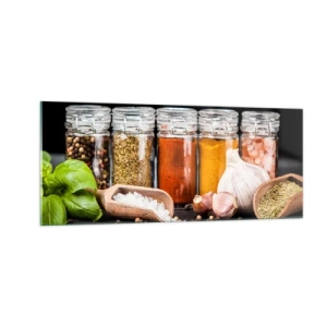 Obraz na szkle - Żeby życie miało smak - 100x40 cm