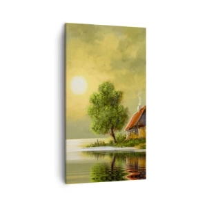 Obraz na płótnie - Pięknie, jak z obrazka - 45x80 cm
