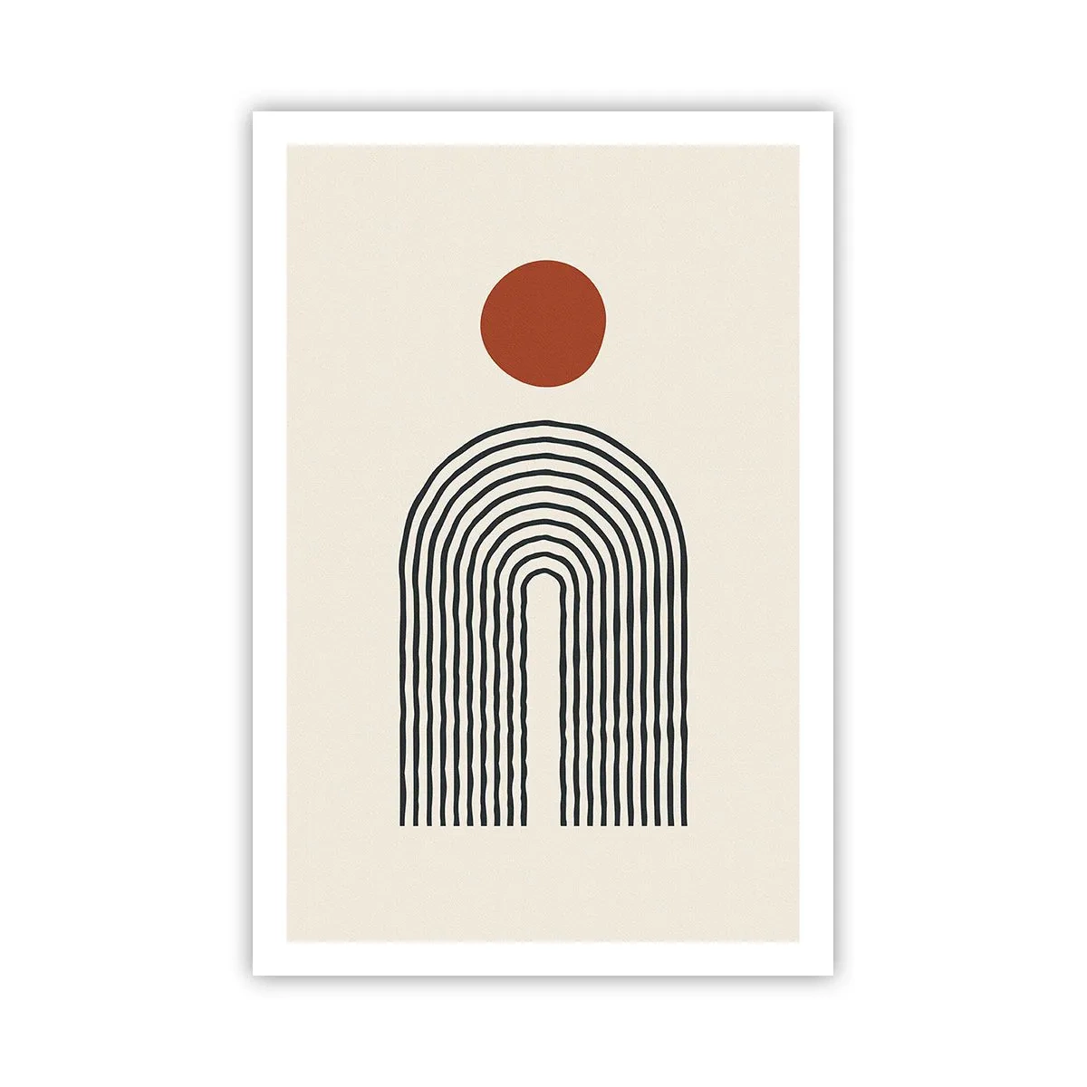 Plakat - Magnetyzm kształtów i barw - 61x91 cm