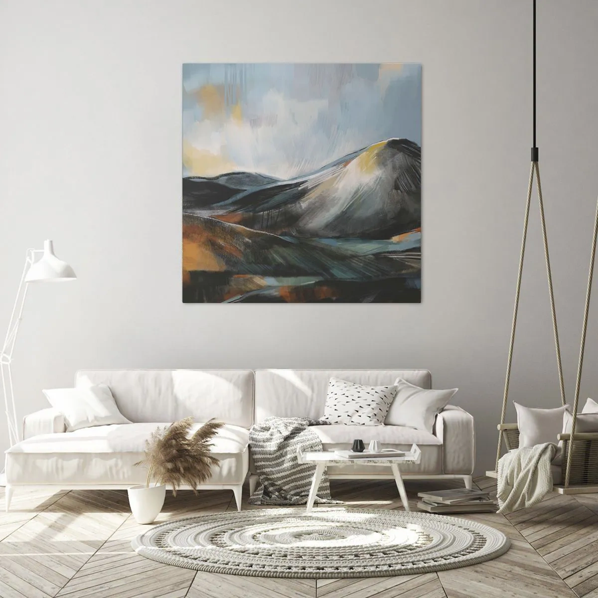 Obraz na płótnie - Surowe i piękne - 60x60 cm