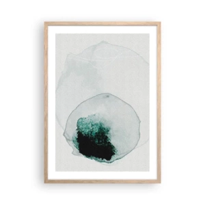 Plakat w ramie jasny dąb - W kropli wody - 50x70 cm