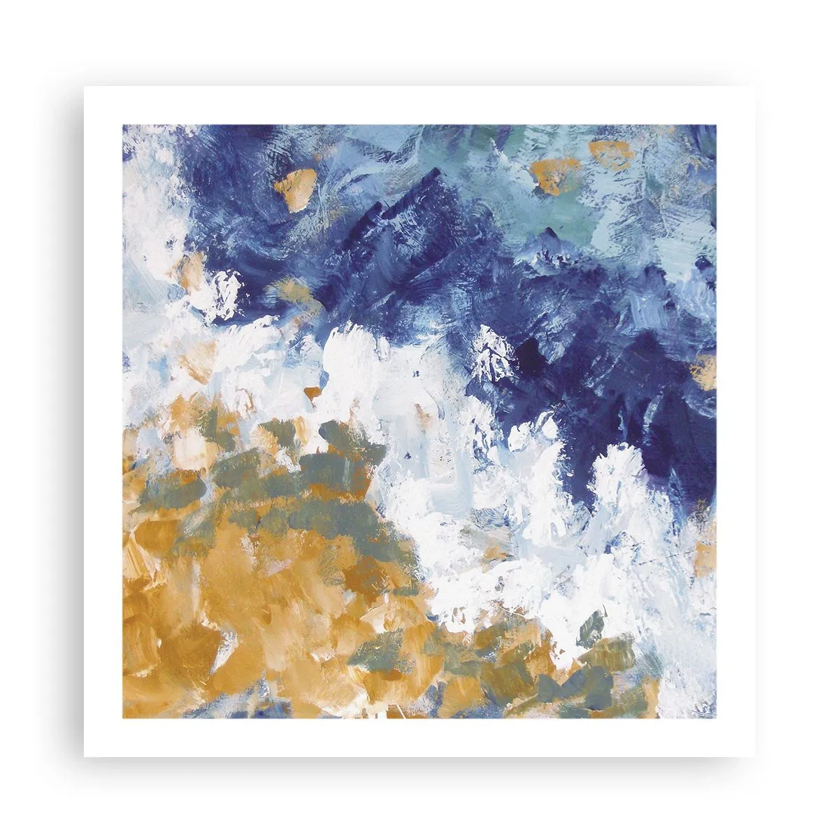 Plakat - Taniec żywiołów - 60x60 cm