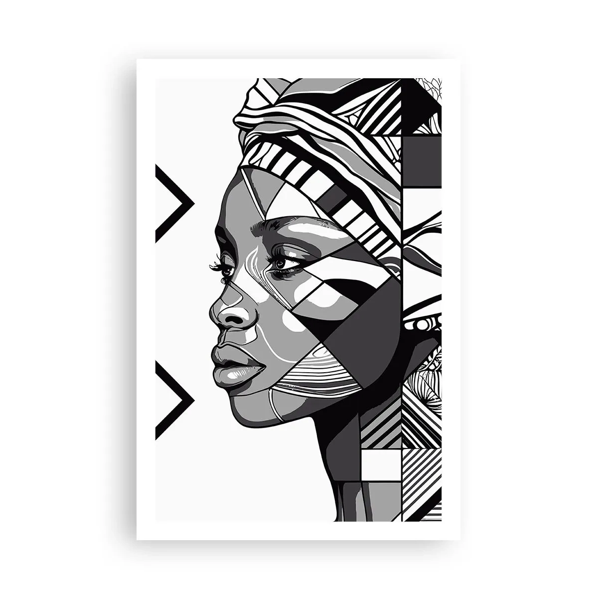 Plakat - Portret etniczny - 61x91 cm