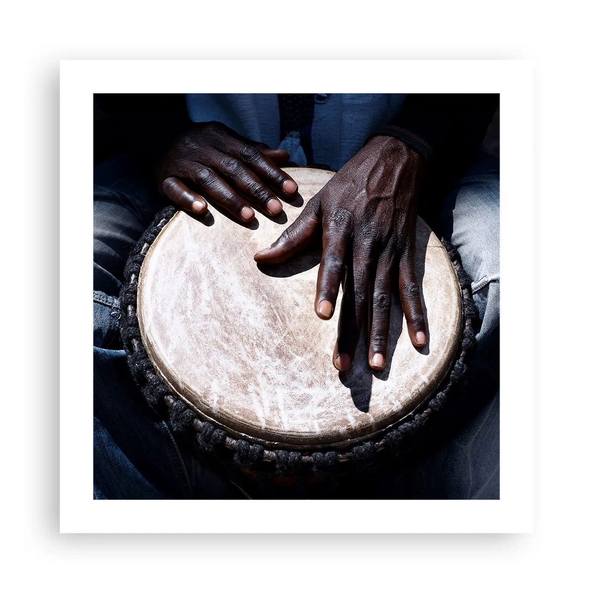 Plakat - Żyj w swoim rytmie - 50x50 cm