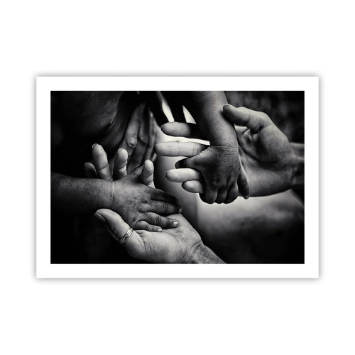 Plakat - Być człowiekiem - 70x50 cm