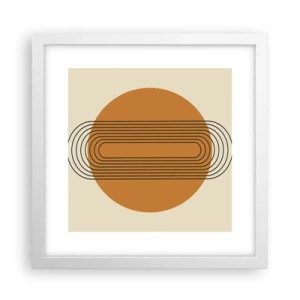 Plakat w białej ramie - Plan doskonały - 30x30 cm