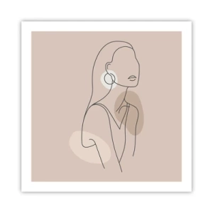 Plakat - Ikona dziewczęcości - 60x60 cm