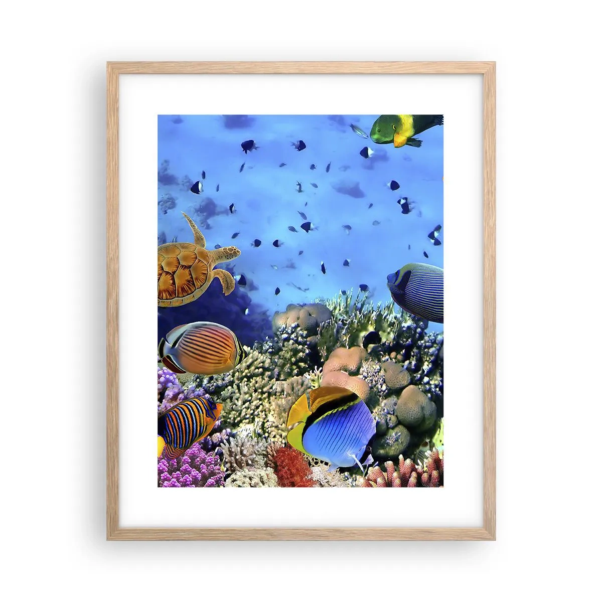 Plakat w ramie jasny dąb - I co my wiemy o życiu... - 40x50 cm