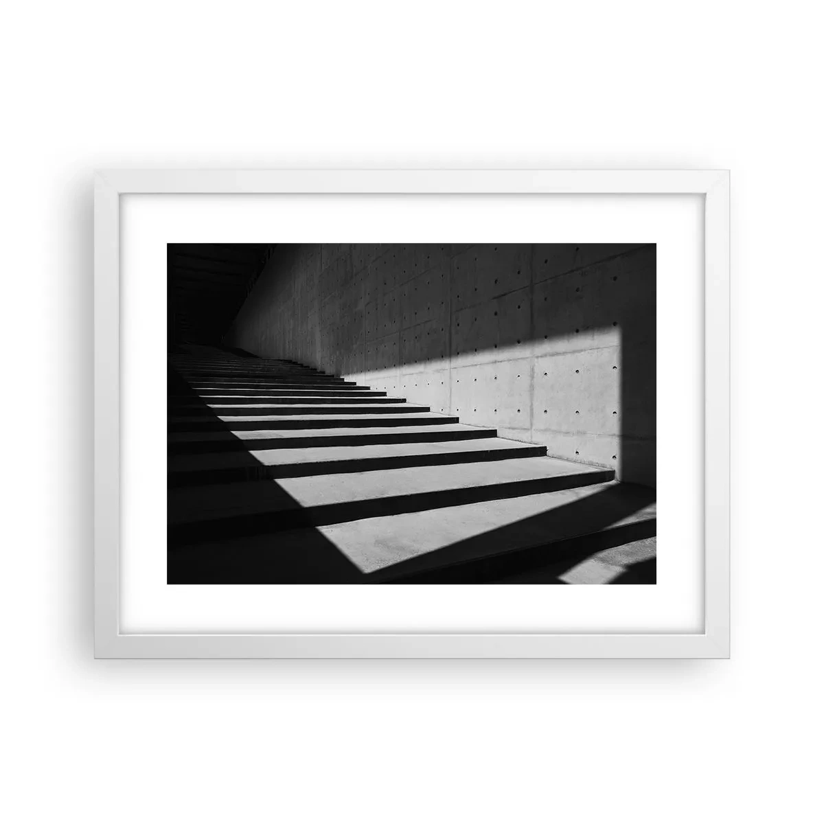 Plakat w białej ramie - Surowa uroda modernizmu - 40x30 cm