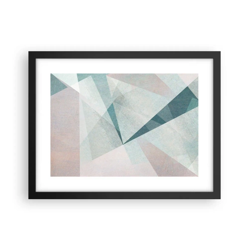 Plakat w czarnej ramie - Spokojnie choć dynamicznie - 40x30 cm