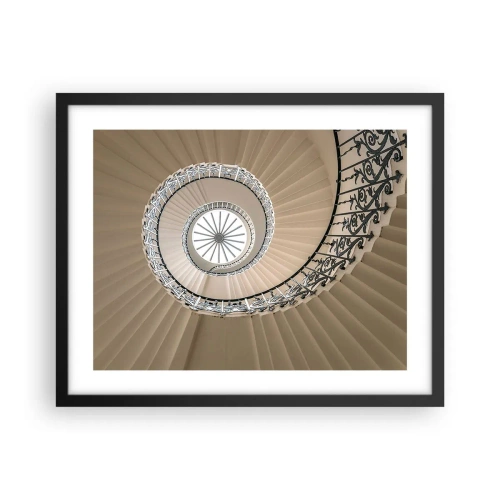 Plakat w czarnej ramie - W środku muszli - 50x40 cm