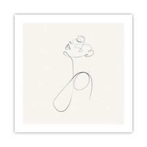 Plakat - Zapętlona w marzeniach - 50x50 cm