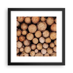 Plakat w czarnej ramie - Nowy początek - 30x30 cm