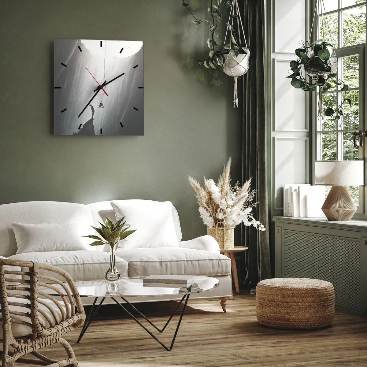 Zegar ścienny - Zawsze jest jakieś wyjście - 40x40 cm