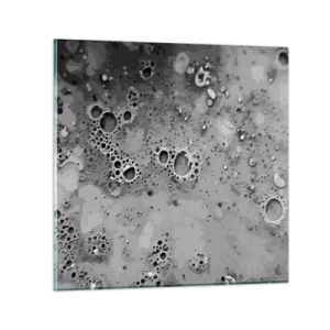 Obraz na szkle - Jak księżycowy pejzaż - 60x60 cm