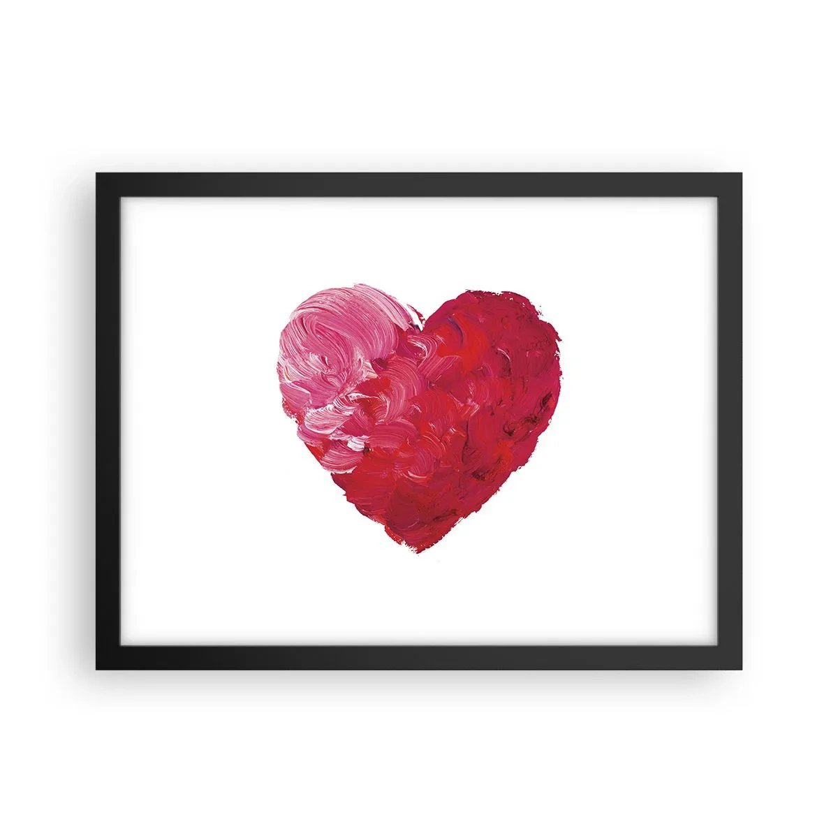Plakat w czarnej ramie - All you need is love - 40x30 cm