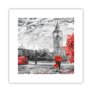 Plakat - Ekscytujący dzień - 30x30 cm