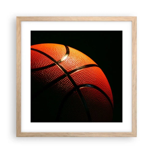 Plakat w ramie jasny dąb - Piękna jak planeta - 40x40 cm