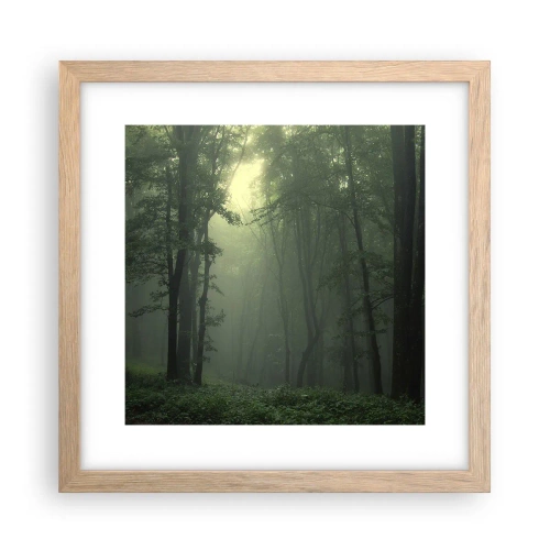 Plakat w ramie jasny dąb - Zanim się obudzi - 30x30 cm