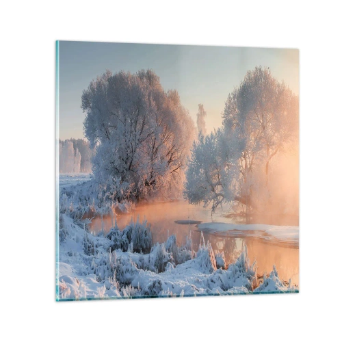 Obraz na szkle - Wszystko w słonecznym lśni krysztale - 70x70 cm