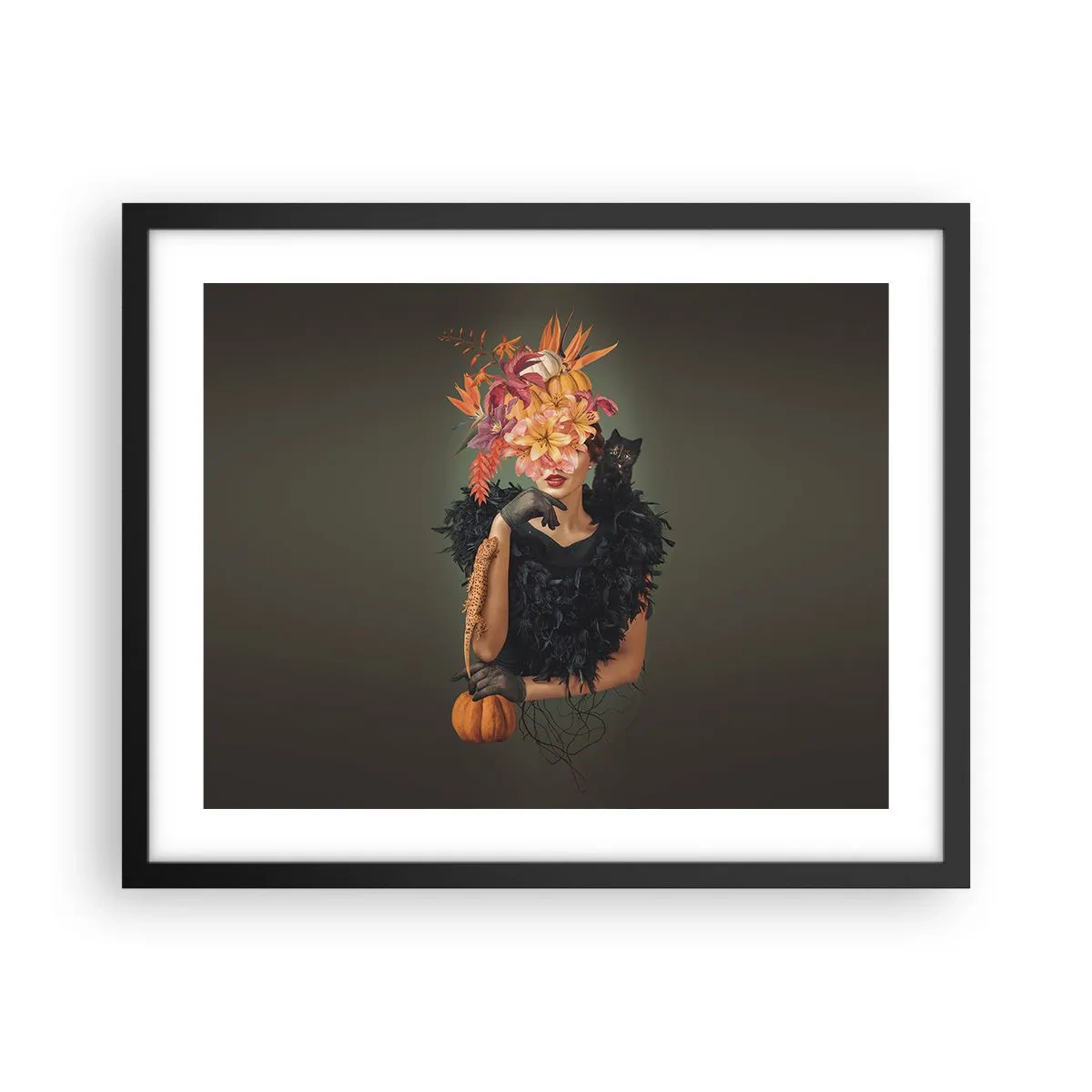 Plakat w czarnej ramie - Czar wiedźmy - 50x40 cm