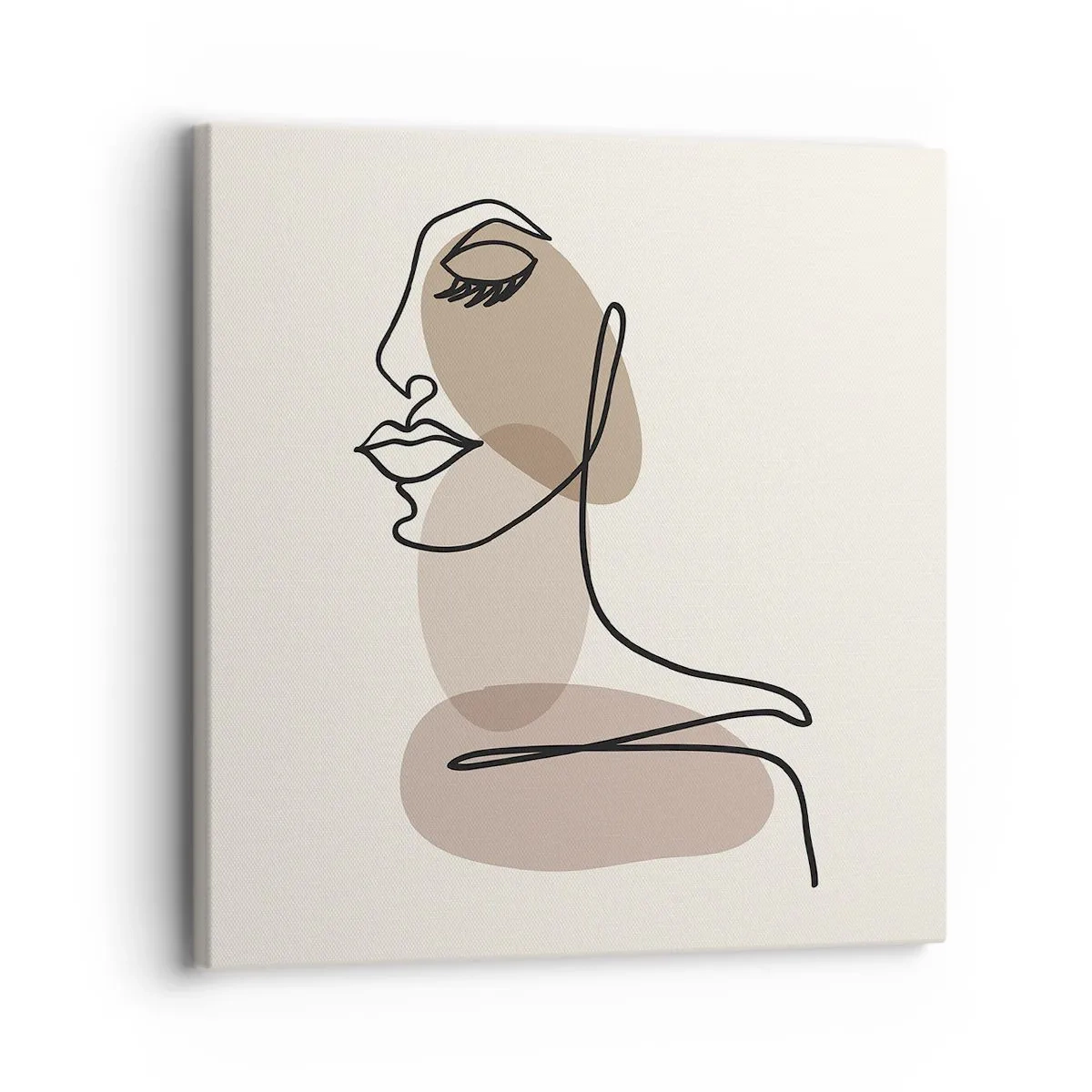Obraz na płótnie - Pewna linia piękna - 30x30 cm
