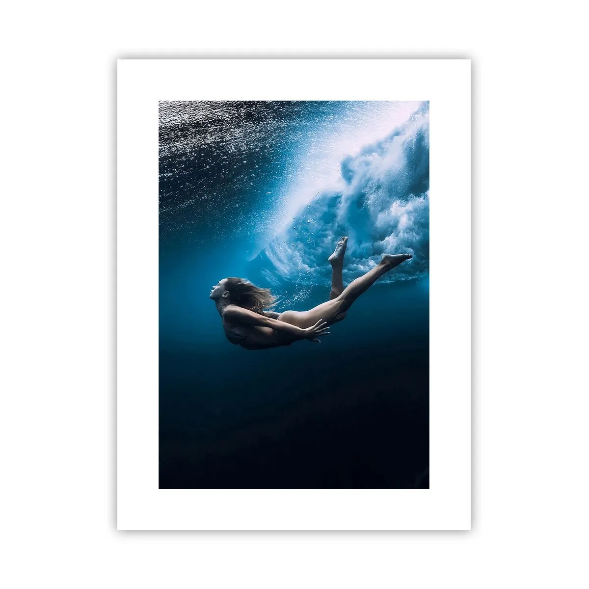 Plakat - Współczesna syrena - 30x40 cm