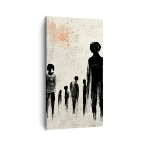Obraz na płótnie - Przeciw samotności - 45x80 cm