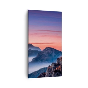 Obraz na płótnie - Nad dolinami - 55x100 cm