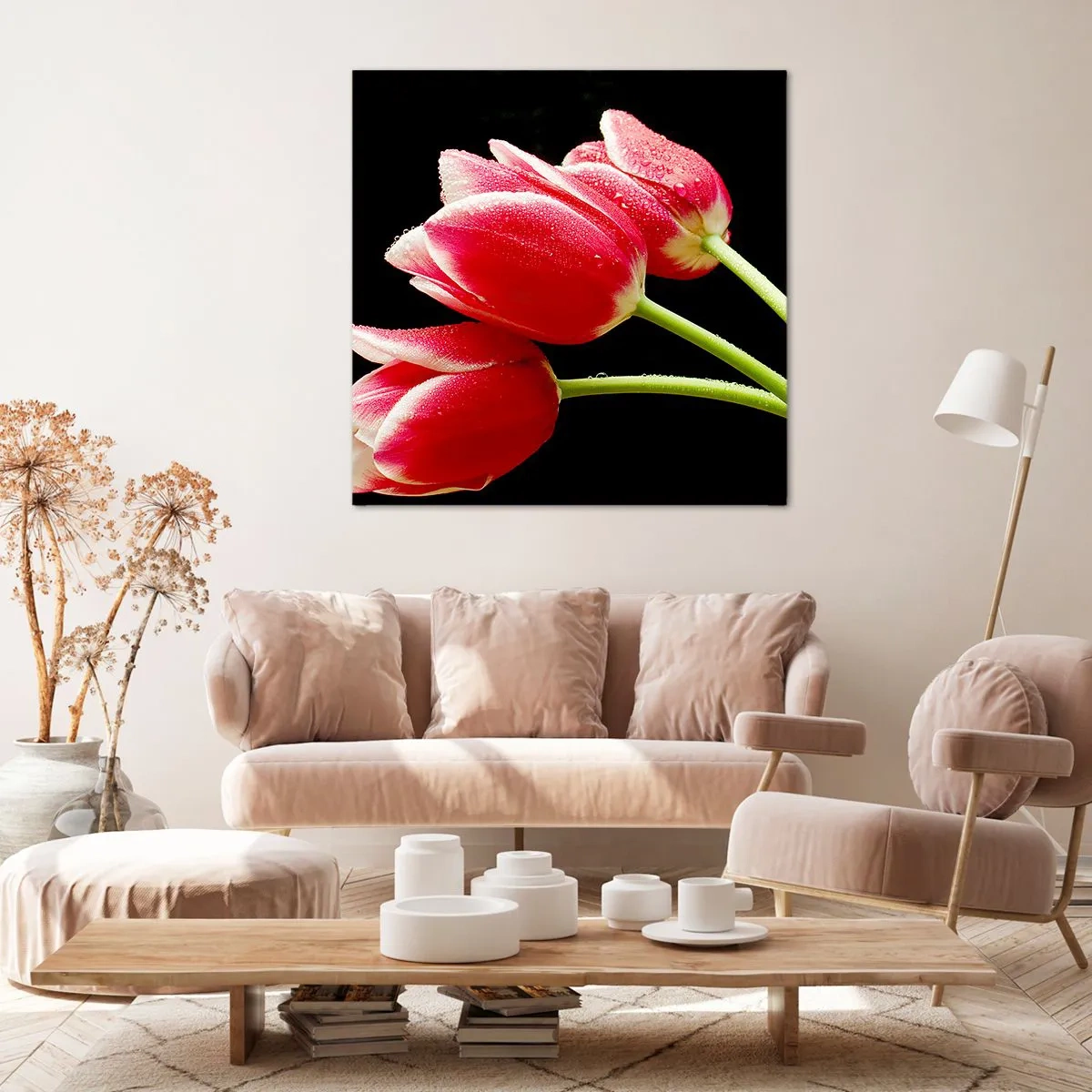 Obraz na płótnie - Obietnica czystej miłości - 40x40 cm