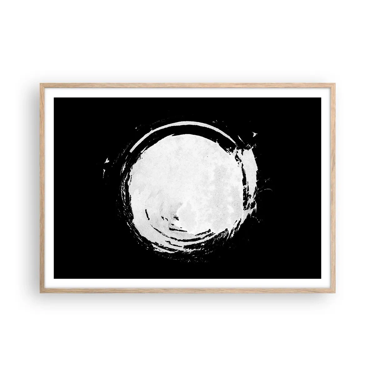 Plakat w ramie jasny dąb - Dobre wyjście - 100x70 cm