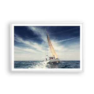 Plakat w białej ramie - Nas nie dogonią! - 91x61 cm