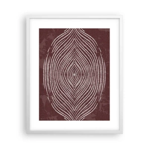 Plakat w białej ramie - Przestrzeń mówi - 40x50 cm