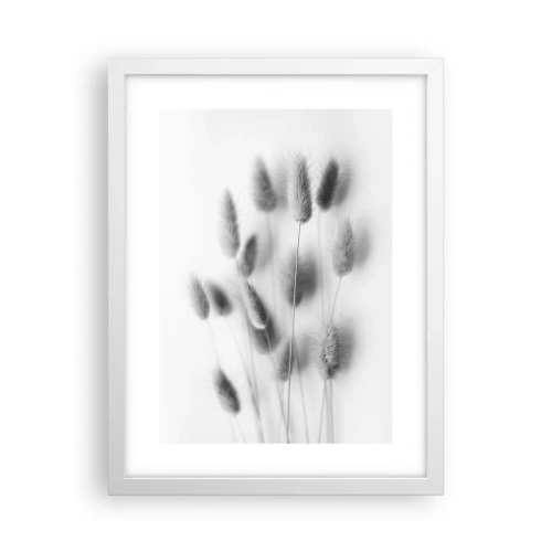 Plakat w białej ramie - Jej puszystość trawa - 30x40 cm