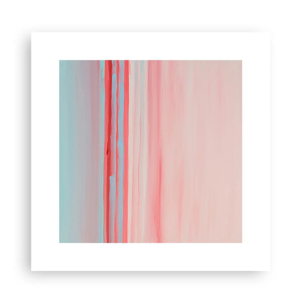 Plakat - Abstrakcja o świcie - 30x30 cm