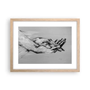 Plakat w ramie jasny dąb - Początek… - 40x30 cm