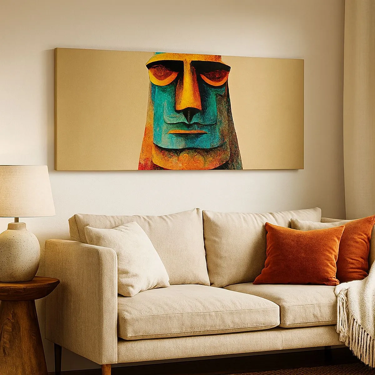 Obraz na płótnie - Posągowy, a sympatyczny - 100x40 cm