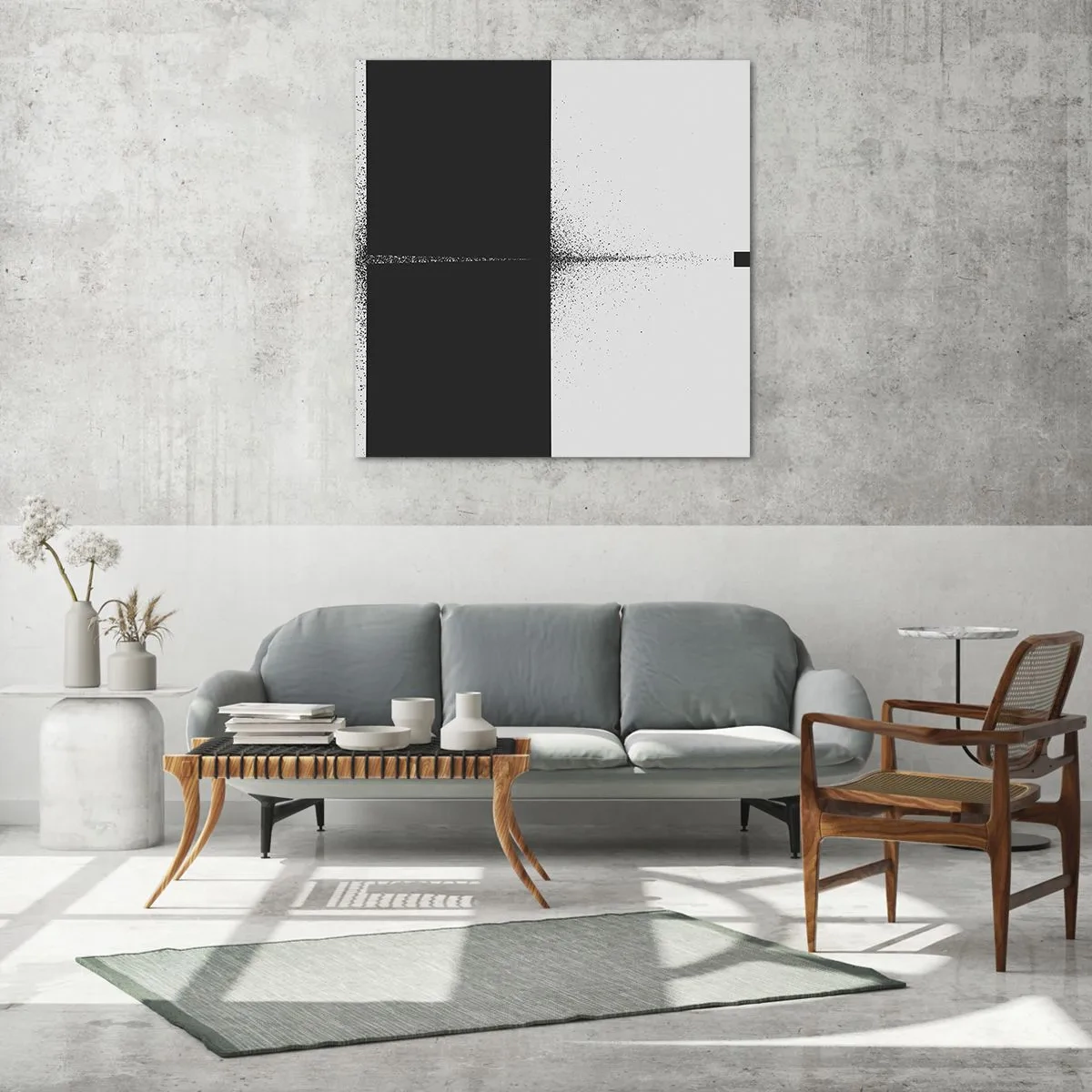 Obraz na szkle - Prosto do celu - 70x70 cm