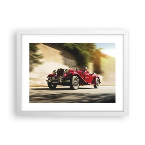 Plakat w białej ramie - Piękniejszy niż Nike z Samotraki - 40x30 cm