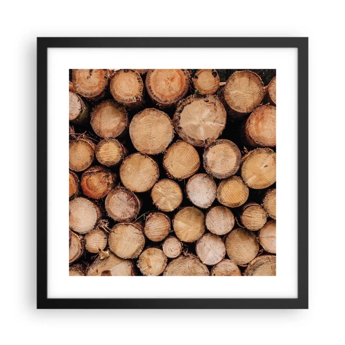 Plakat w czarnej ramie - Nowy początek - 40x40 cm