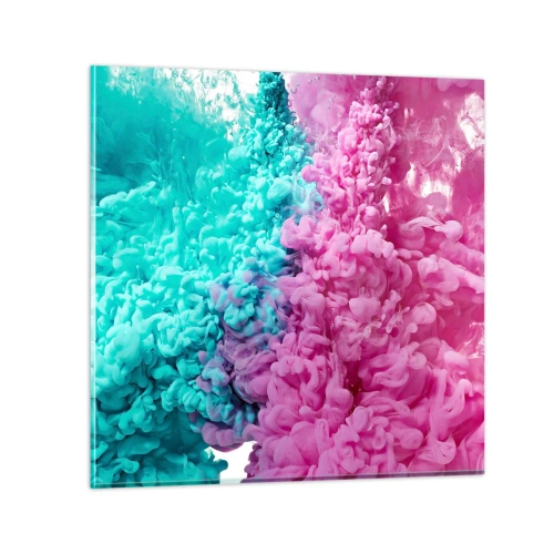 Obraz na szkle - Decydujące starcie - 70x70 cm