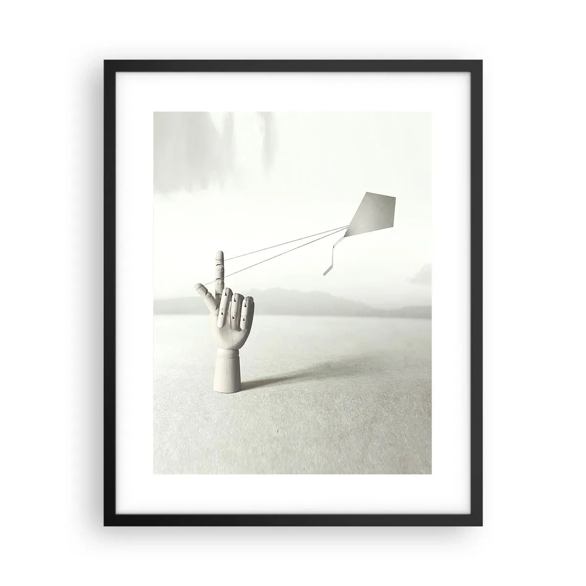 Plakat w czarnej ramie - Próba sił - 40x50 cm