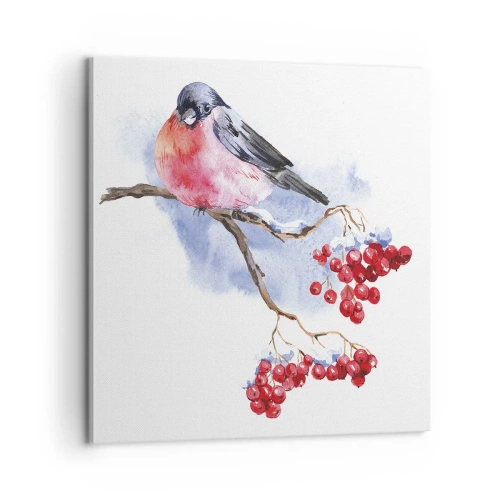 Obraz na płótnie - Zima w kolorze - 60x60 cm