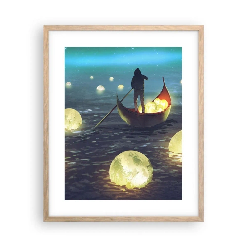 Plakat w ramie jasny dąb - Rzeczy, o których się filozofom nie śniło - 40x50 cm