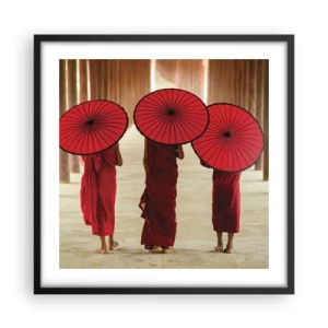 Plakat w czarnej ramie - W drodze do Czystej Krainy - 50x50 cm