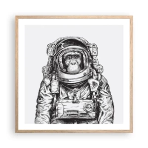 Plakat w ramie jasny dąb - Alternatywna ewolucja - 60x60 cm