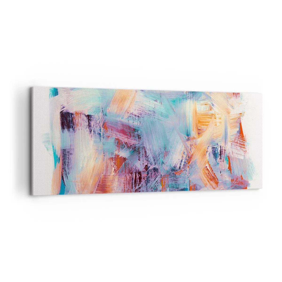 Obraz na płótnie - Kolorowy bałagan - 100x40 cm
