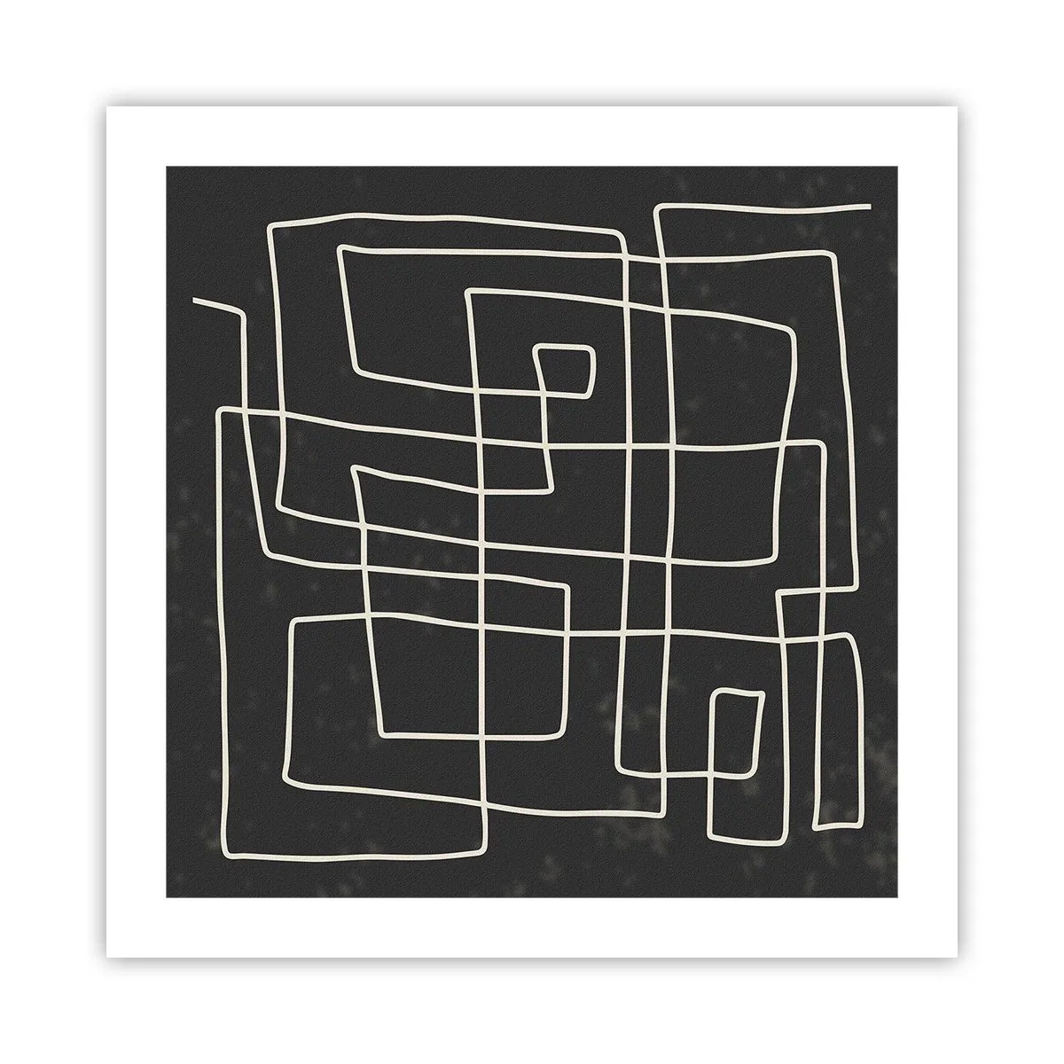 Plakat - Nie taki prosty - 50x50 cm