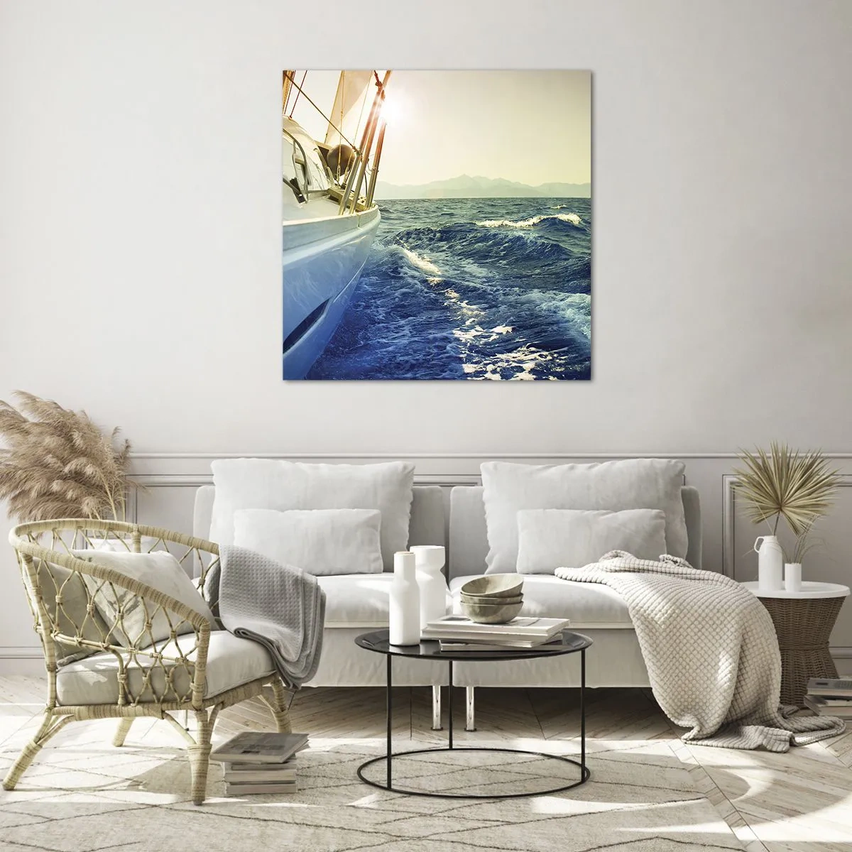 Obraz na szkle - Po przygodę - 60x60 cm